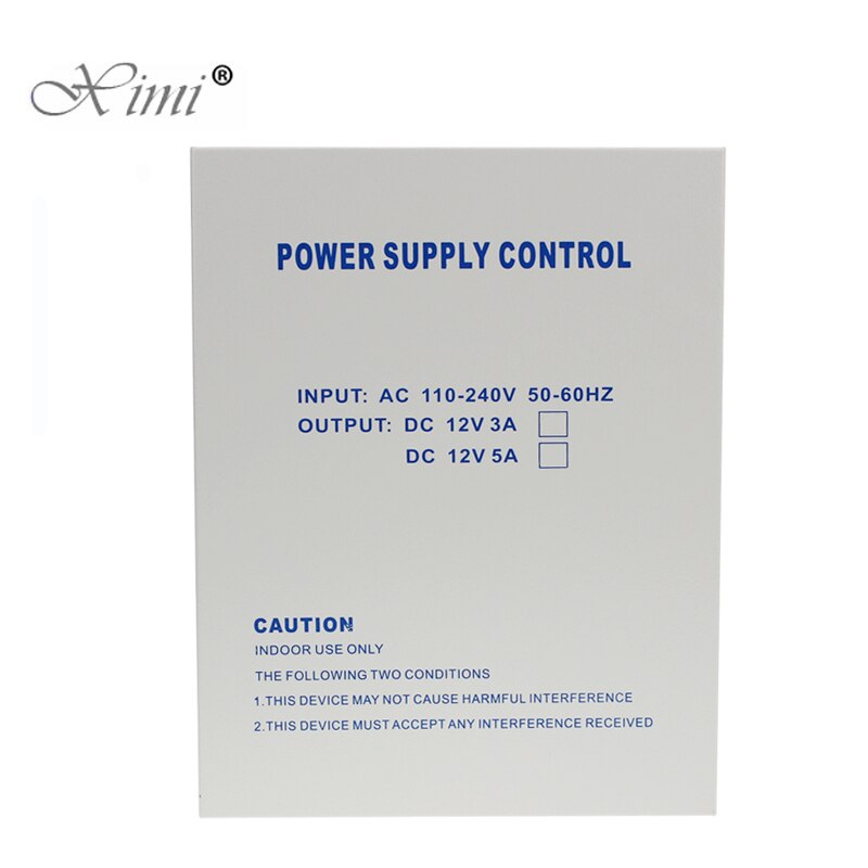 AC 110-240V DC 12V/5A Door Access Control System Switching Supply Power UPS Power Supply battery backup