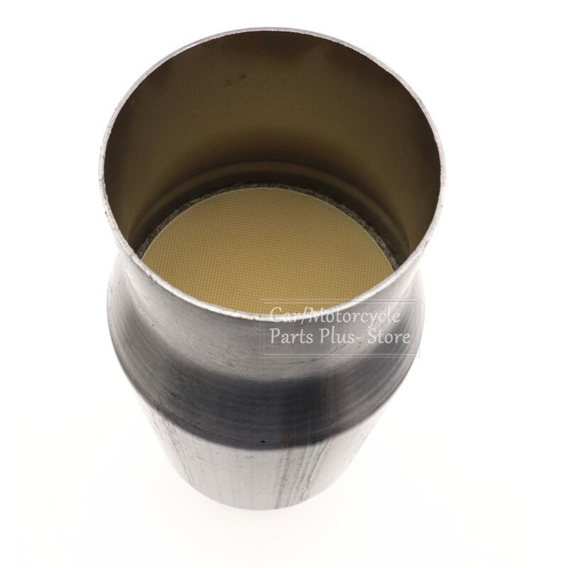 Universal 3" Car Catalytic Converter Exhaust Systems Muffler Length High Flow 11" Stainless Steel Car Engine Accessories