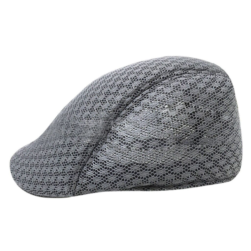 Gorros de lino para hombre y mujer, boinas de , sombrero con rejilla transpirable, cómodo, Otoño,: DG