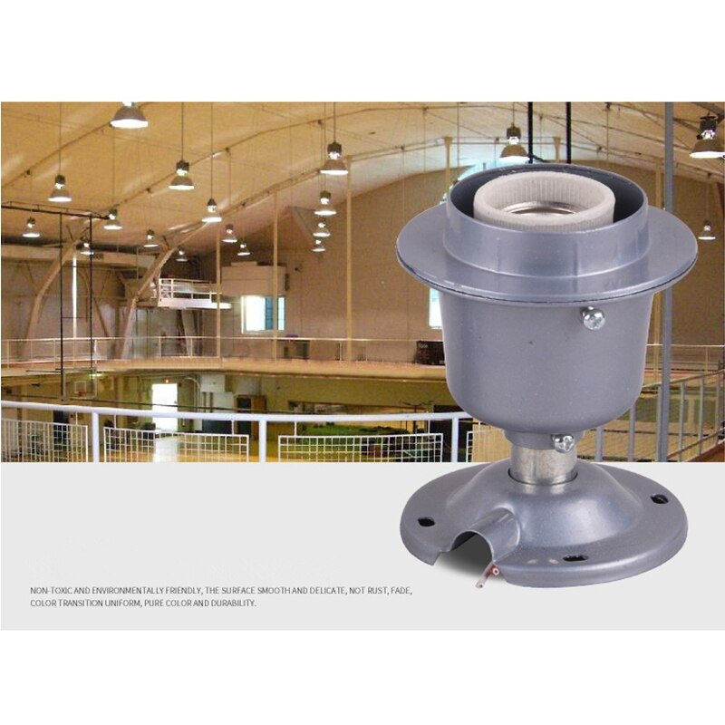 E27 lampe utgangspunkt aluminium støping gruvedrift lampe lokk  e40 aluminium-dekke lampeholder energisparende lamper tykkere sokkel