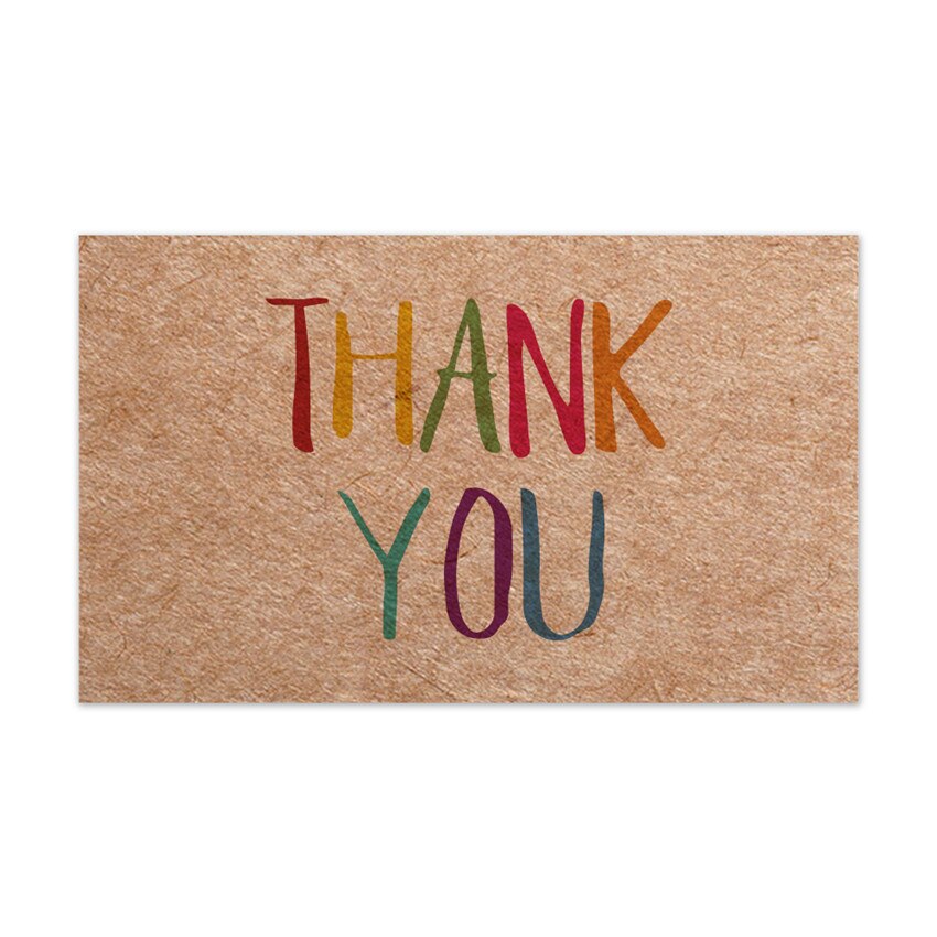 30Pcs carta Kraft colorata grazie carte etichetta per la decorazione di nozze piccola impresa dare carta regalo scuola bambini elogi carta: A9