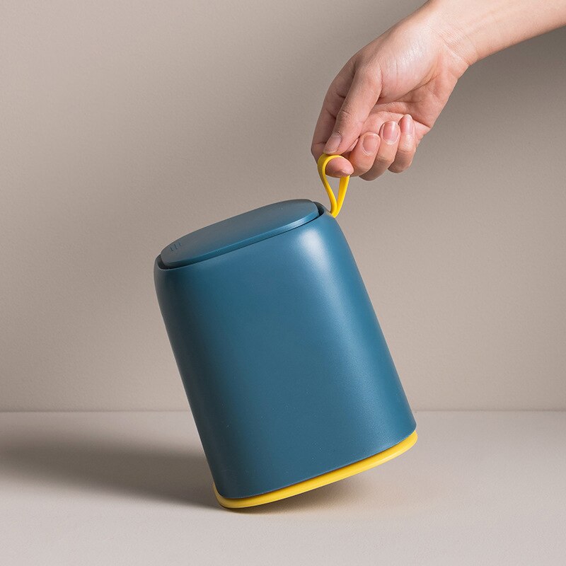 Mini Desktop Smart Table Trash Can Car Bin Bathroom Bedroom Office Kitchen Trash Can Waste Paper Basket Bucket Garbage Toilet