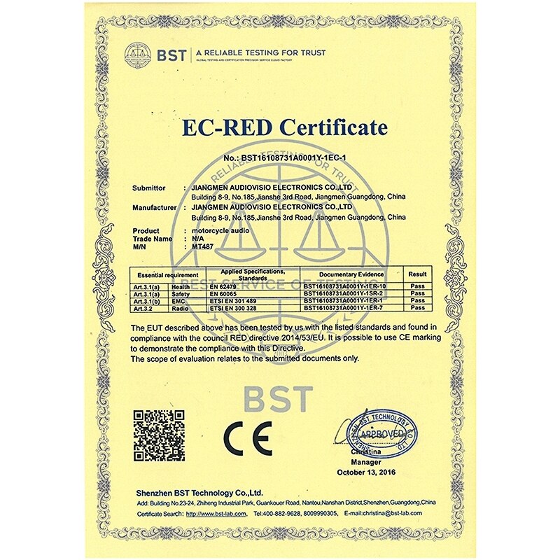 Amplificatore Bluetooth per moto 12V amplificatore Audio modificato impermeabile multifunzionale, supporto FM e controllo cablato
