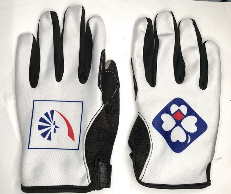 GROUPAMA FDJ TEAM – gants thermiques pour vélo, une paire de gants de cyclisme, en GEL, couleur bleue, hiver , taille: M-XL