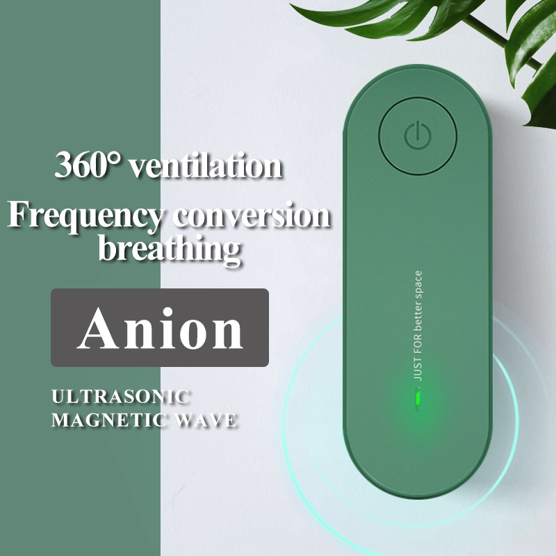 Ionizer Air Purifier For Home Negative Ion Generator Cleaner Remove Formaldehyde Smoke Dust Bathroom Purificador De Aire