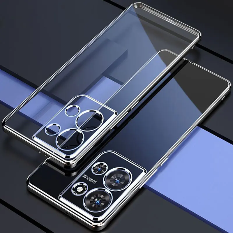 Shockproof Plating Case for Infinix Note 30 12 Pro 4G 30i VIP Transparent Case Cover for Infinix Spark 20 10 Pro 10C 8C Go: Nylon / Silver