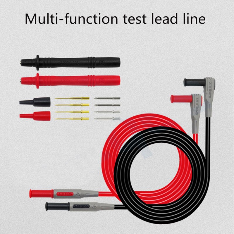 Multifunctionele Test Lead Wire Multimeter Draad Lijn Kit Tip Test Lead Probe Test Leads Voor Digitale Multimeter Kabel Voeler Draden
