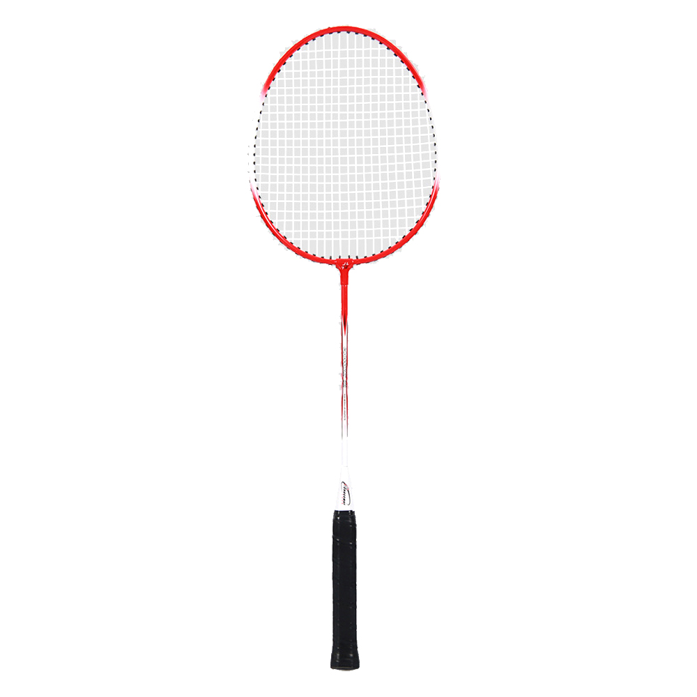 1 Pair Badminton Rackets Ferroalloy raquette de badminton with Badminton Shuttlecock & Bag Oval type