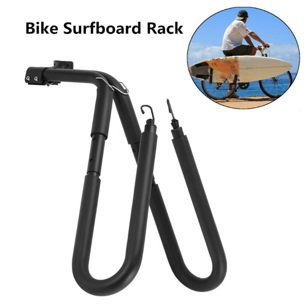Draagbare Fiets Rack Mount Om Zadelpennen Praktische Surfplank Rack Holder Rijden Boogeyboard Wakeboard Side Carrier