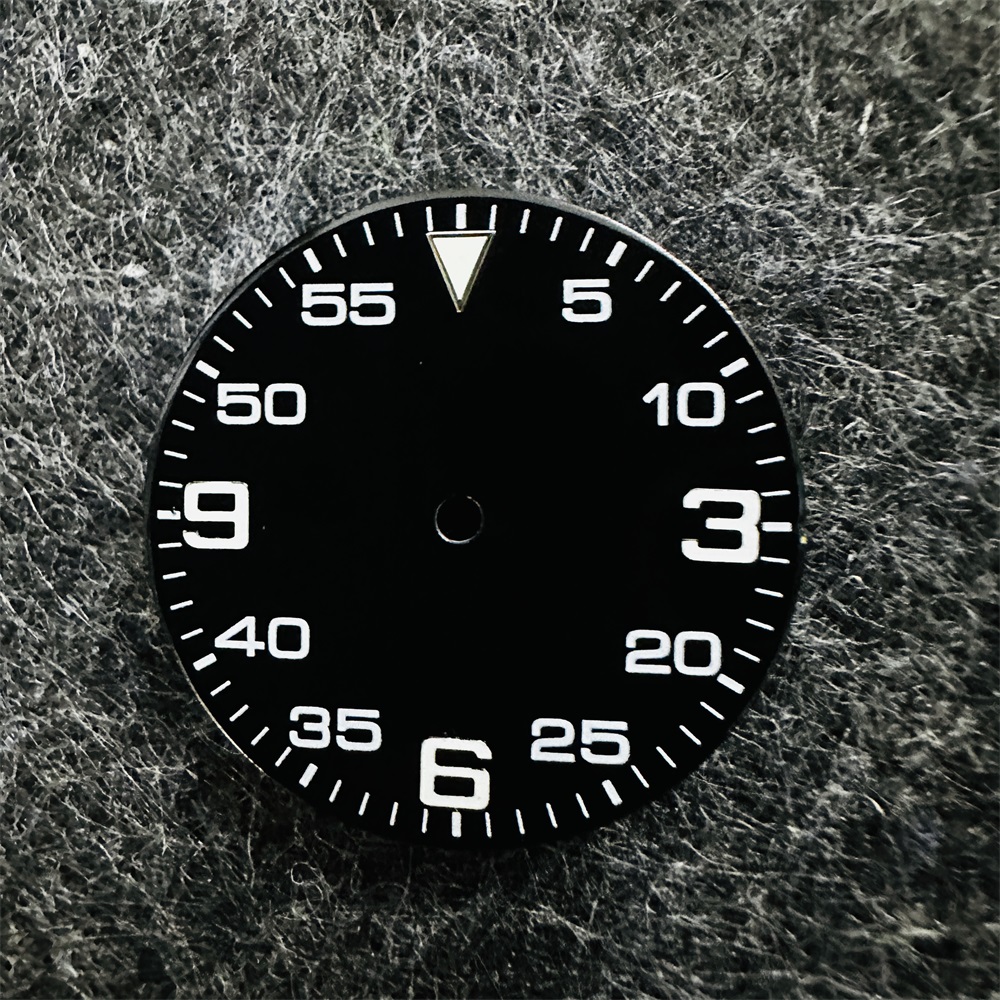 Esfera de reloj Digital de 29MM con manecillas, accesorios de reloj luminosos verdes, esferas de reloj para movimiento 8215 8200 8205 821A 2813