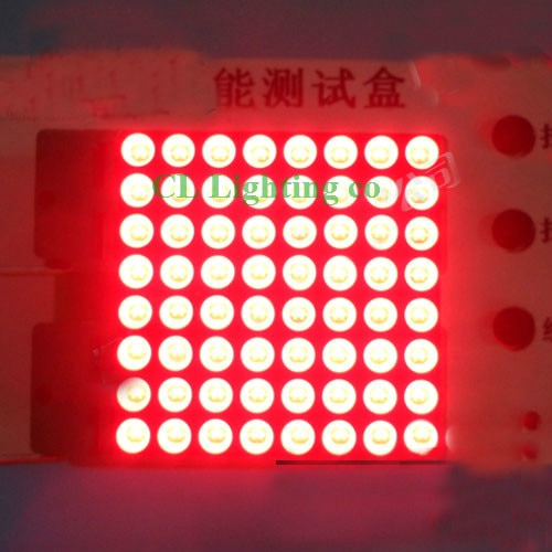 10pcs 8x8 red digital tube 3mm LED Dot Matrix Display 32*32MM Common Cathode LED display