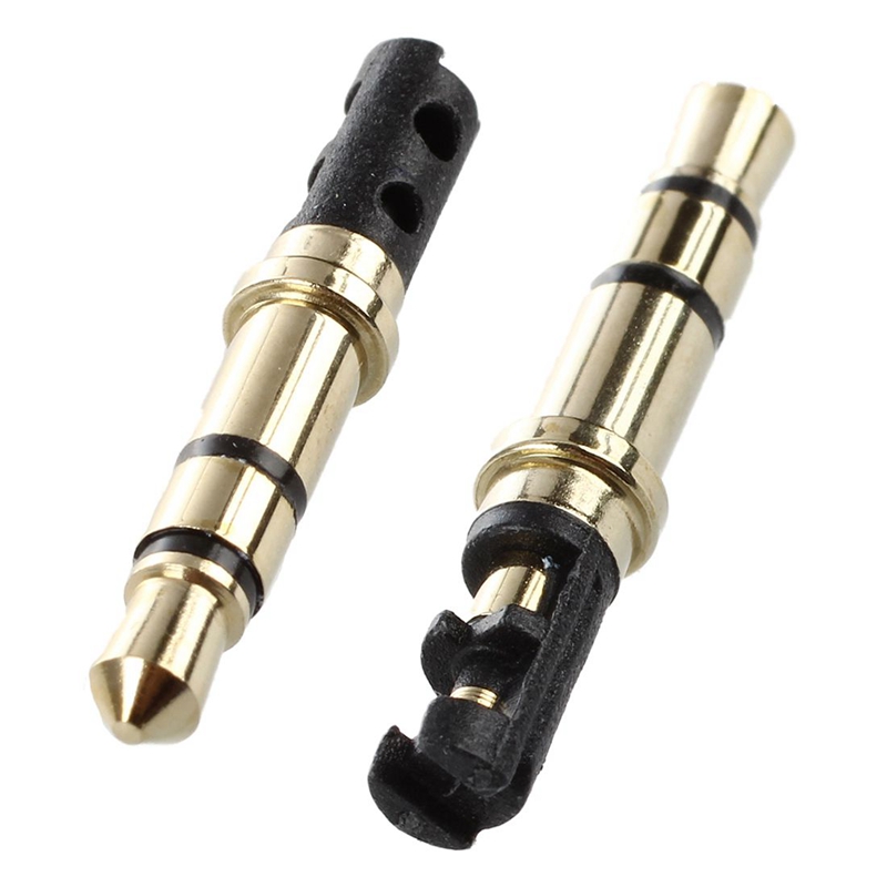 10Pcs 3.5Mm Mannelijke Plug 3 Pole Solderen Oortelefoon Hoofdtelefoon Audio Jack Gold Tone &amp; 10Pcs Dip Pcb mount 5 Pins 3.5Mm Socket Headpho