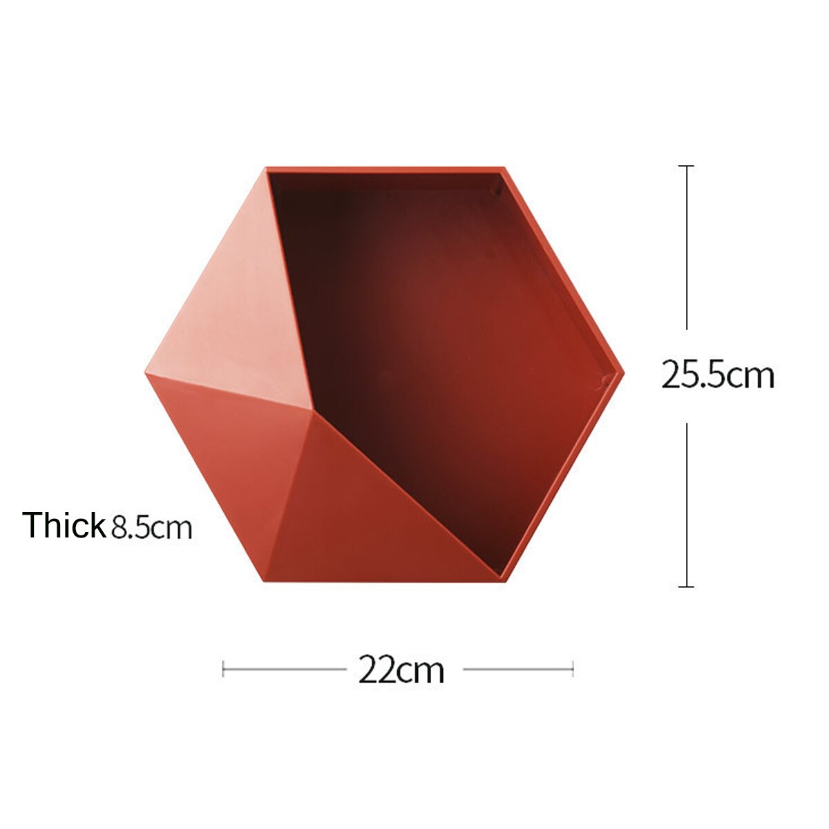 Wall-mounted Geometric Shape Wall Shelf Home Bathroom DIY Decor Rack Ornaments Organizer Plants Flower Storage Rack