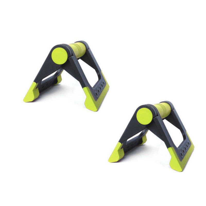 Folding Push-ups Stand Home Gym Push Up Men Body Building Bracket For Push-ups Anti Slip Handle Gimnasio Flexiones Pushup: Licht Groen