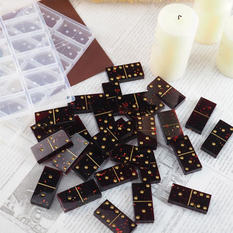 Brætspil domino harpiks forme kompakt hurtig demoulding praktisk diy håndværk hjem