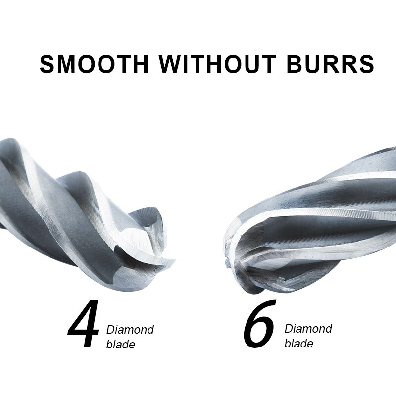 1 stuk kegelvormige kogelkop schuim graveerfrees eps piepschuim platte kop schroefboor hardmetalen frees cnc gereedschap