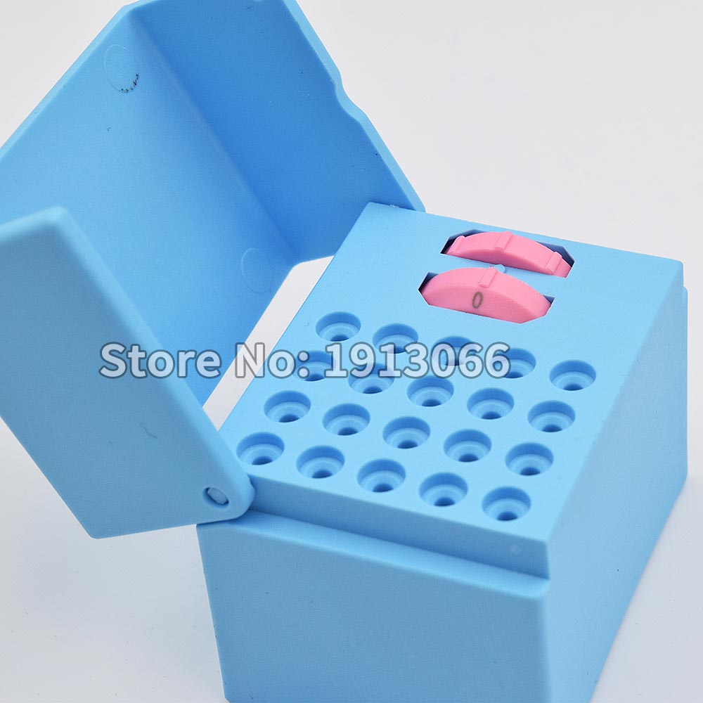 Dental Disinfection Autoclavable Endo Files Holder Box dental instrument 20 holes for Dental Dentist tool