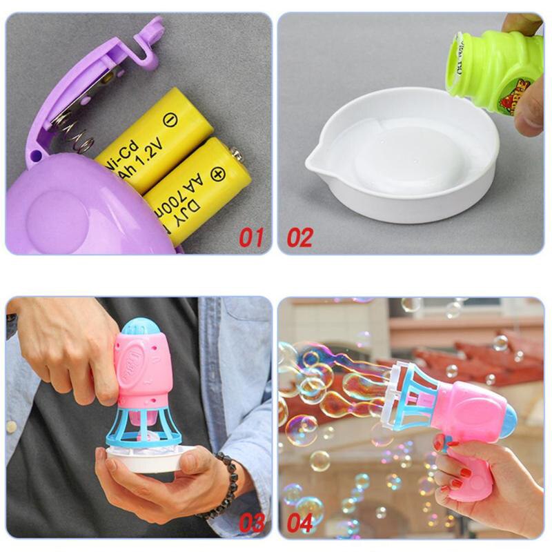 Sommer Lustige Magie Blase Gebläse Maschine Elektrische Automatische Blase Maker Mit Mini Fan Kinder Outdoor Spielzeug Hochzeit Liefert