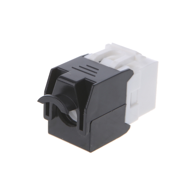 10pcs Gigabit RJ45 CAT6 Keystone Jacks Modules Tool-free Connection Cable Adapter