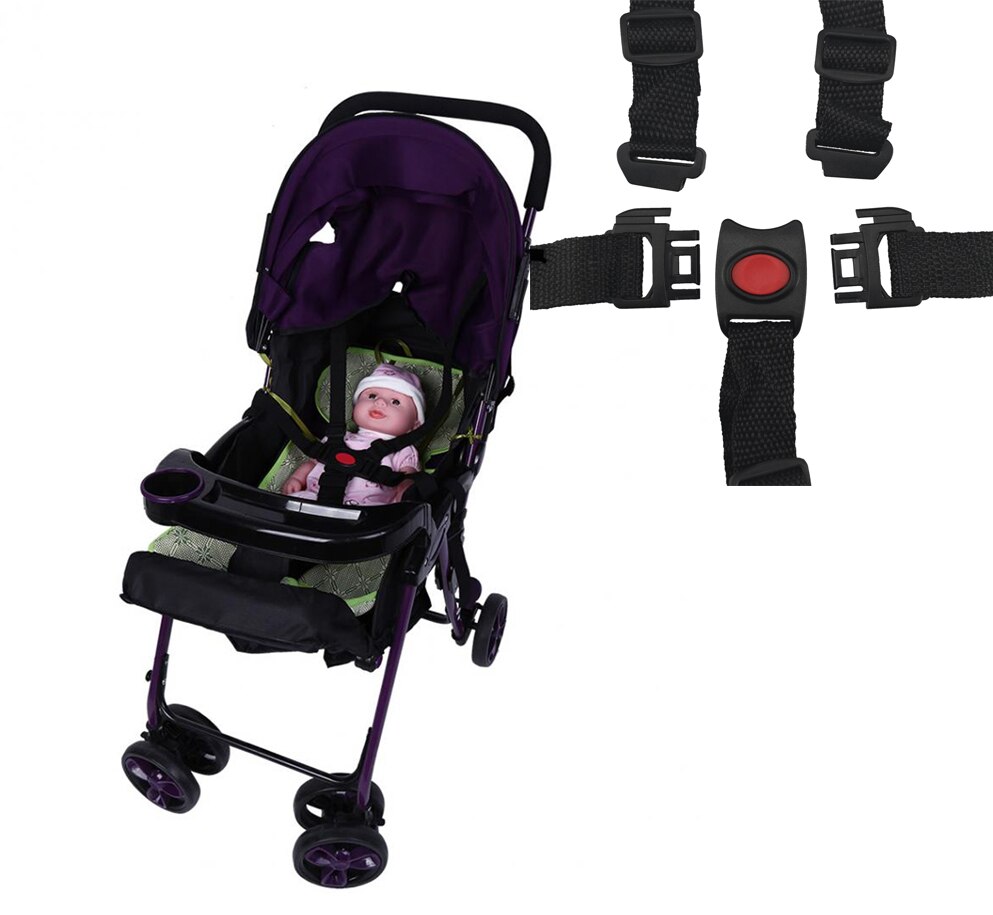 Cinturón de seguridad para bebé, arnés de 5 puntos, cinturones de silla de alimentación de comedor, protección Universal para bebé, asiento de almuerzo para coche, cinturones fijos para dormir