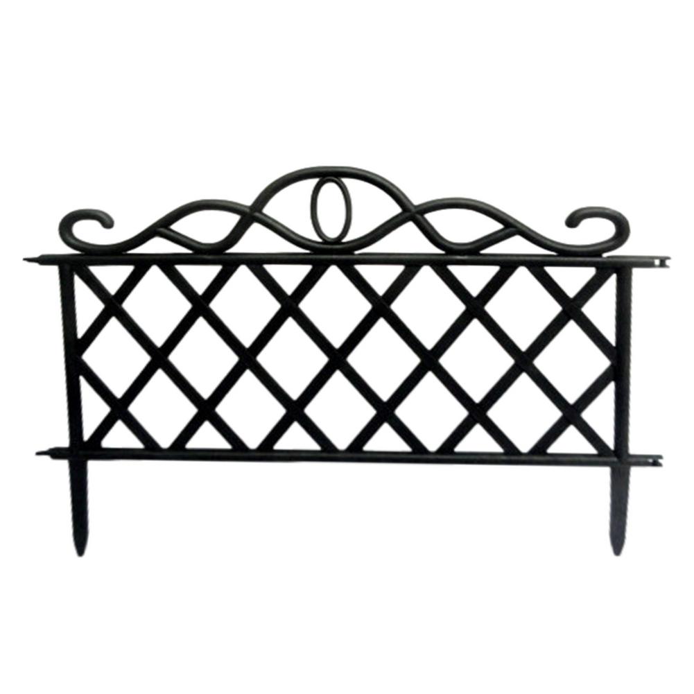 Garden Fence Plastic Landscape Fencing Patio Border Edging Fences Connectable Garden Fence And Plastic Fence Yard Wall Fence: Default Title
