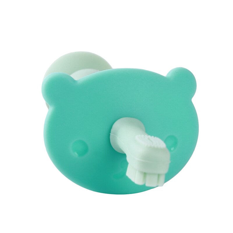 1 unidad de cepillos dentales de entrenamiento de silicona suave chico s para bebés y niños, cepillo Dental para Cuidado Oral, cepillo de dientes infantil para bebés, artículos para bebés chico s