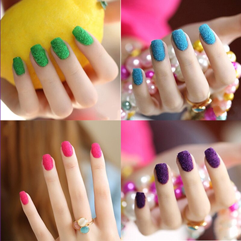 Accesorios para uñas 3D con purpurina de terciopelo, 20 colores, maquillaje para manicura suave, vellosidad