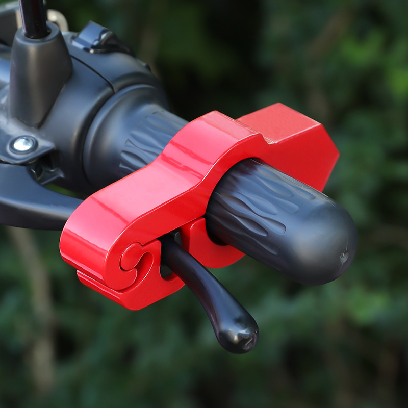 Motorslot Heavy Duty Voor Grip Lock Throttle Lock Remsloten Anti Diefstal Sloten Voorrem Op Crossmotor Bromfiets Scooter Slot: Rood