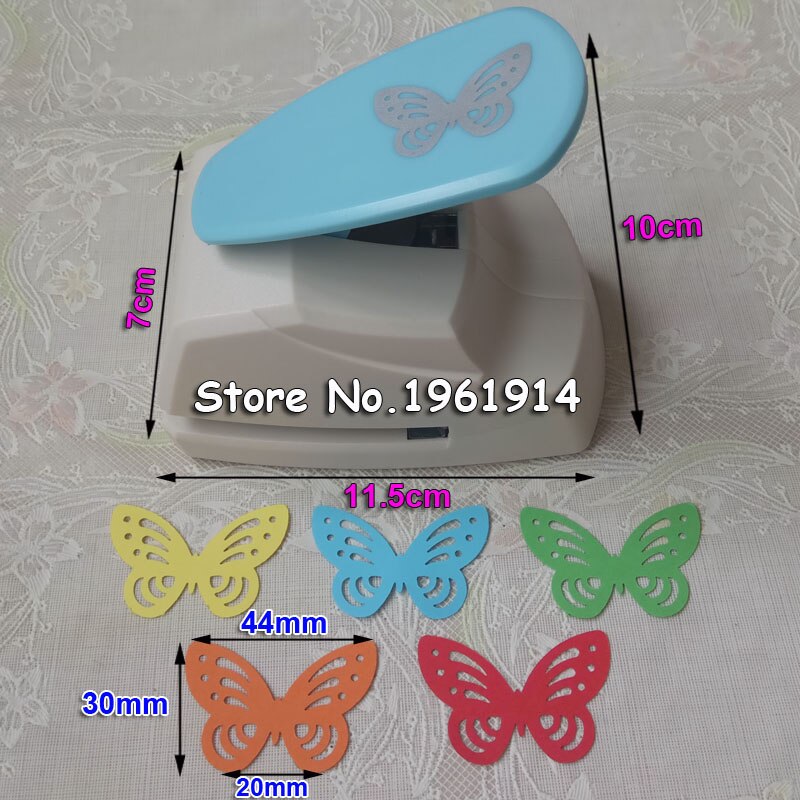 Punzones de mariposa de cm, perforadores de edición limitada para manualidades grandes, perforadores decorativos para álbum de recortes hechos a mano, novedad de 4,5,