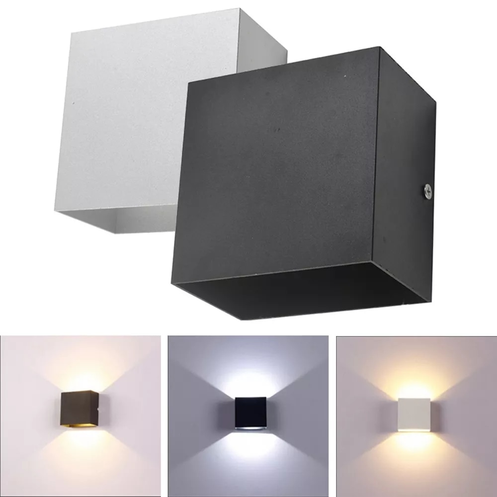 Cube Cob 10W Led Indoor Verlichting Wandlamp Moderne Home Verlichting Decoratie Blaker Aluminium Lamp 85-265V voor Bad Gang