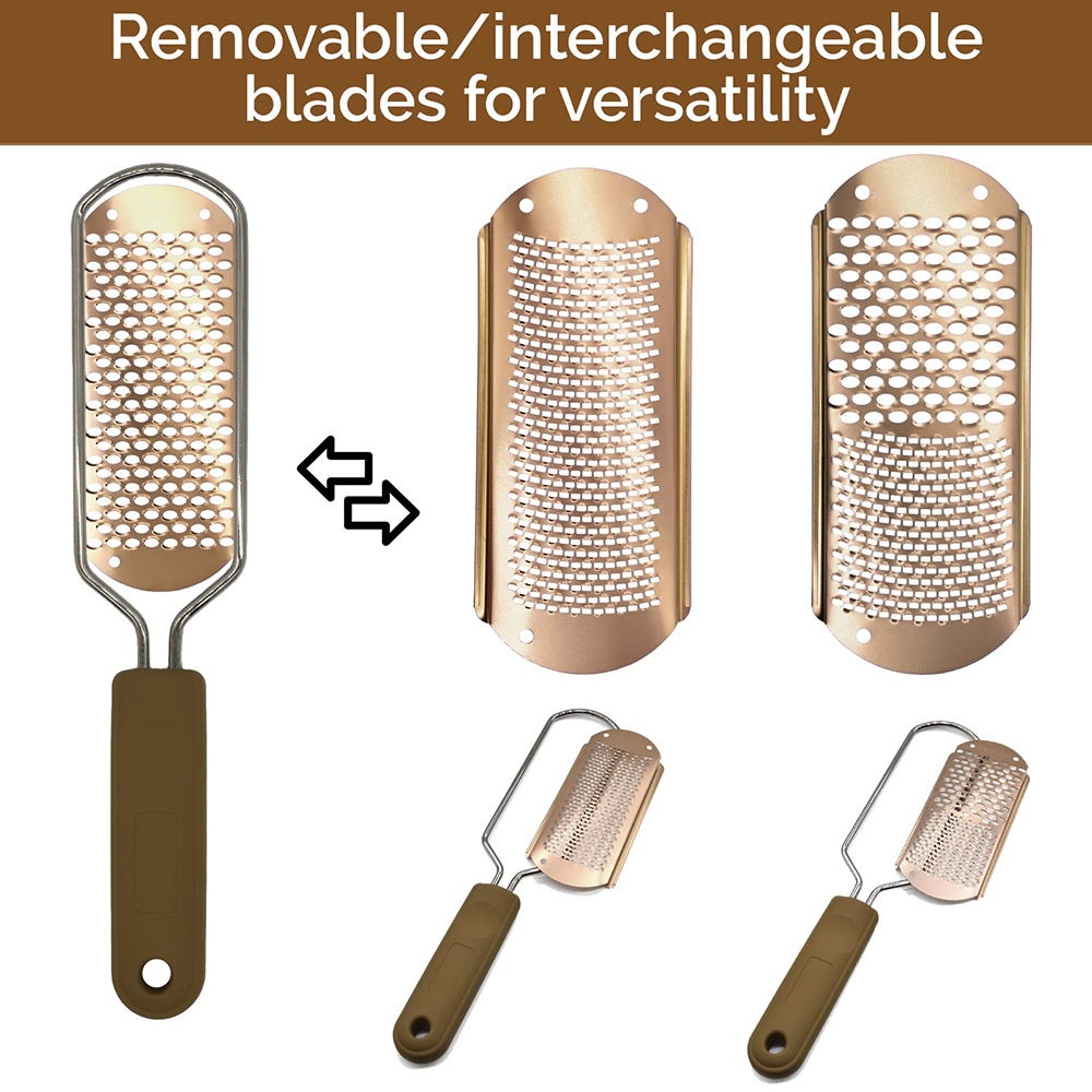 Foot File Callus Remover Tools for Dead Dry Skin Removal Salon Home Pedicure Tool Feet Rasp Callus Remover Heels Grater Scraper