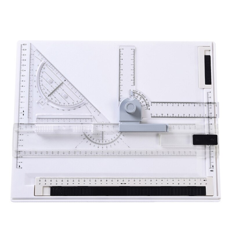 Portable A4 Drawing Board Table with Parallel Motion Adjustable Angle Draftsman Art Painting Drawing Tools