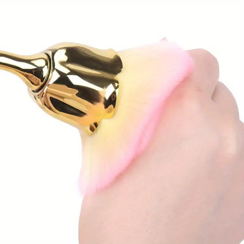 Brocha de maquillaje en polvo suelto para mujer, herramientas de belleza facial, brocha para polvo para decoración de uñas, base, herramientas de maquillaje, 1 ud.