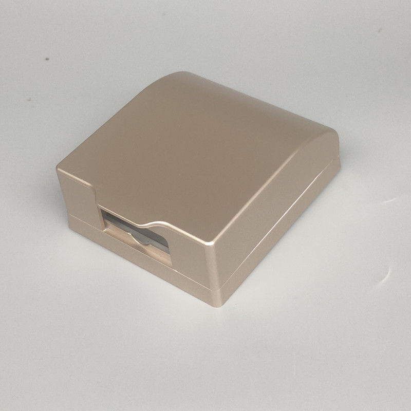 Double Socket Waterproof Box Bathroom Toilet Two Position Switch Protective Cover Safety Anti Mistouch Switch Plate Covers Paste: rosegold