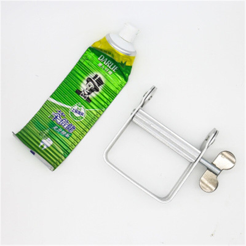1 Uds. Exprimidor de tubos dispensador dentífrico para perezosos herramientas de exprimidor de Metal tinte de Color para el cabello exprimidor de pintura cosmética escurridor de tubo