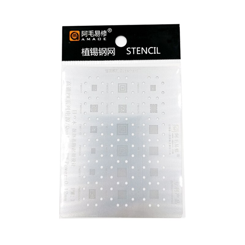 WIFI IC BGA Stencil for iPhone 5S 6 6S 6SP 7 8 plus X 11 xs for iPad 2-6 Pro 9.7/12.9 Mini 1-4 Direct Heating Reballing Template