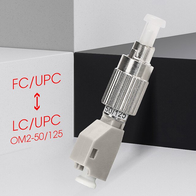 5PCS LC Female To FC Male Optical Power Meter Visual Fault Locator Fiber Optic Hybrid Adapter simplex Single mode Optic: OM2-50-125