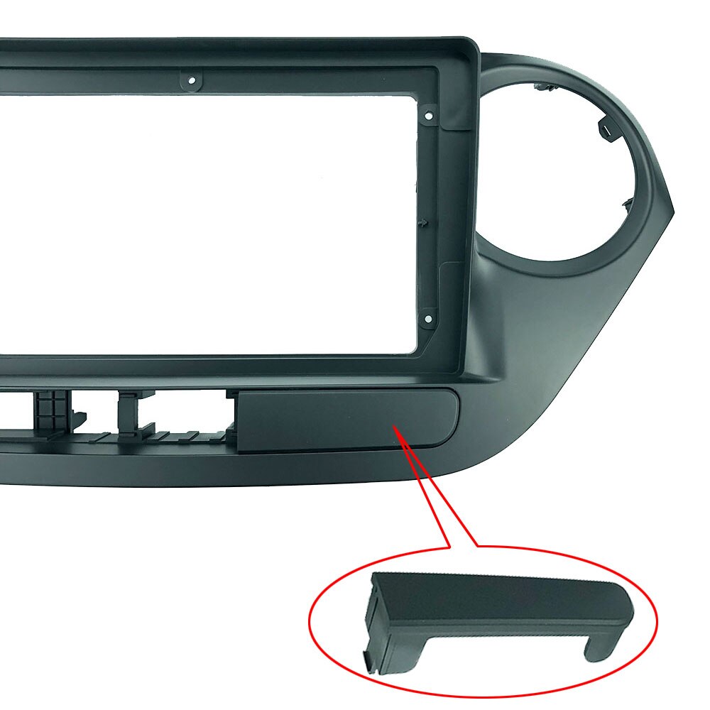 2din Car Radio installation DVD GPS mp5 Plastic Fascia Panel frame for HYUNDAI I10 Right rudder model Dash Mount Kit