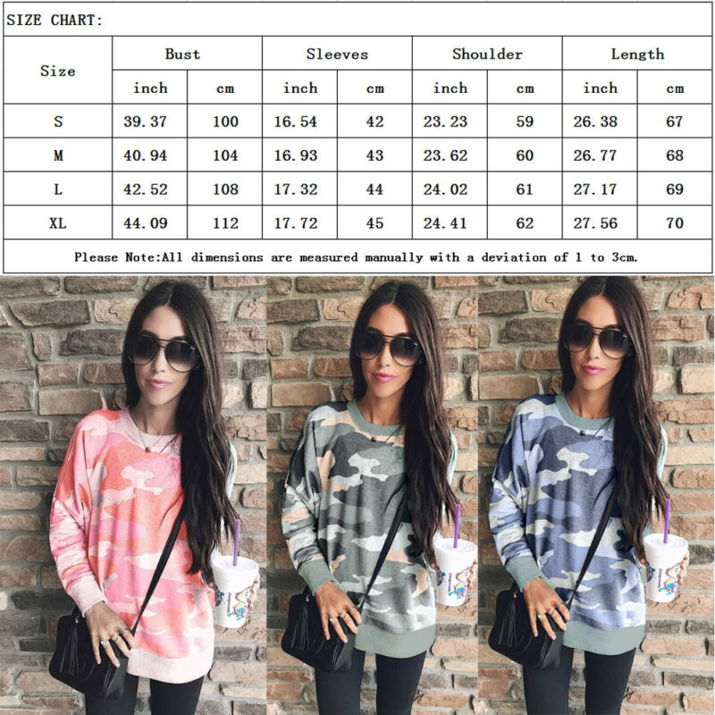 Autumn Womens Long Sleeve Hoodie Sweatshirt Sweater Letter Casual Pullover Top Jumper Fitness Running