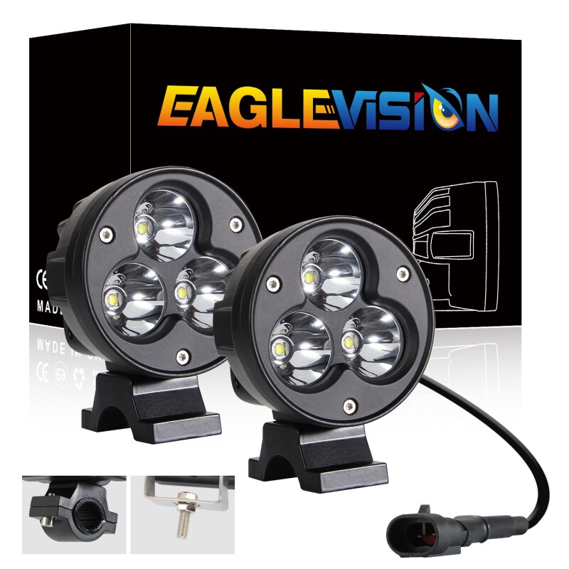 2 Stuks Light Bar Led Rijden 60W 6000K Mistlampen Voor Auto Motorfiets Off Road Truck led Auto Koplampen