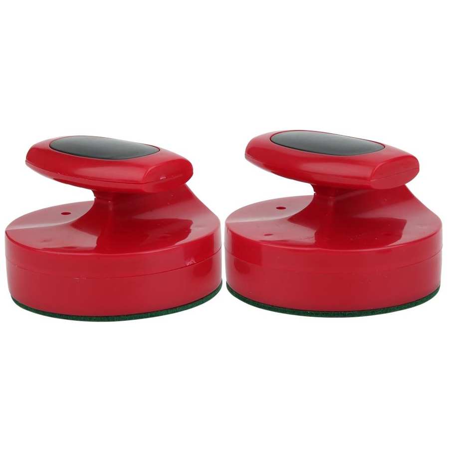 Hockeyspel bord 94mm slider pusher set med 4 puckar tillbehör stor storlek röda bordshockey puckar