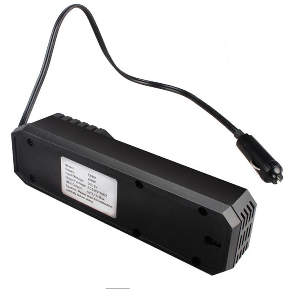 Car Inverters Auto Power Inverter DC 12V To AC 220V 4 USB Charger Ports Voltage Converter Car Accessories