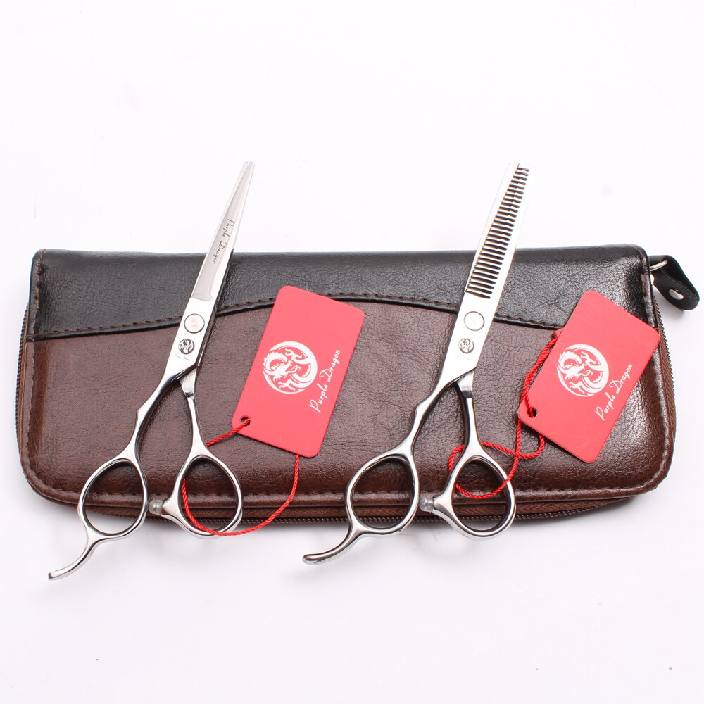 Linkerhand 6 Inch Professionele Jp Kapper Makas Zilver Snijden Schaar Dunner Schaar Professionele Haar Schaar Set Van Gereedschap
