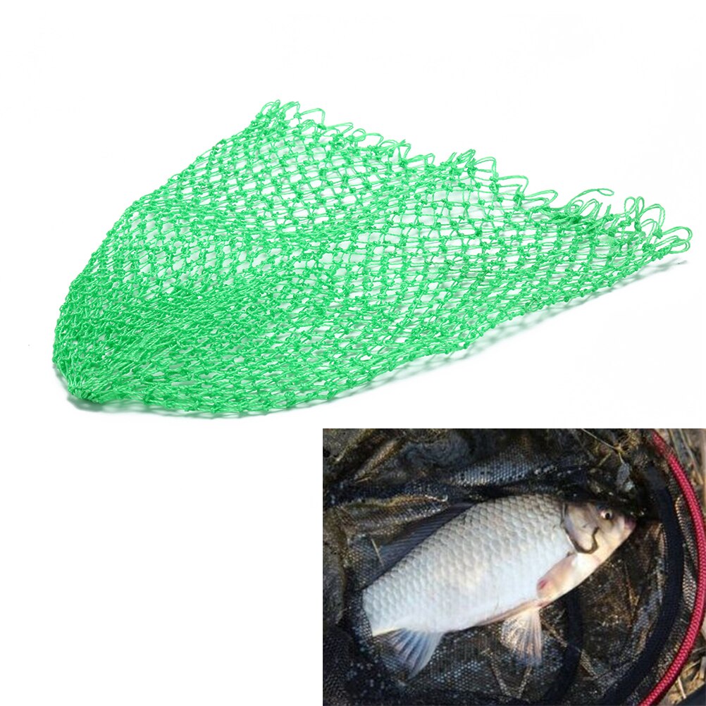 45/50 cm Nylon vert filets de pêche pêche pliable losange maille trou pliant filet d'immersion