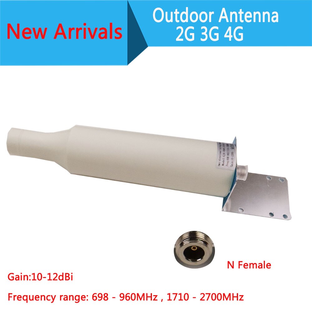 Zqtmax 12DBi Omni Outdoor Antenne Voor 2G 3G 4G 800 900 1800 1900 2100 2600 Gsm Dcs repeater Cellulaire Mobiele Signaal Versterker: 12dBi  N-Female-2