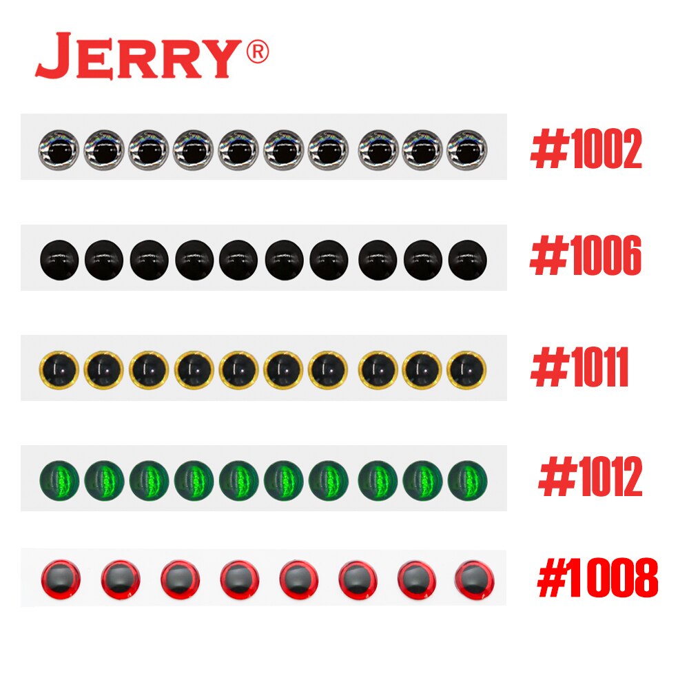 Jerry pêche leurre yeux 200 pièces lazer 3D dur appât matériel accessoire