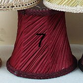 Mini Lamp Shade Pleated Lace Lampshade Fabric Lamp DIY Home Decoration, Clip on: 7 color style