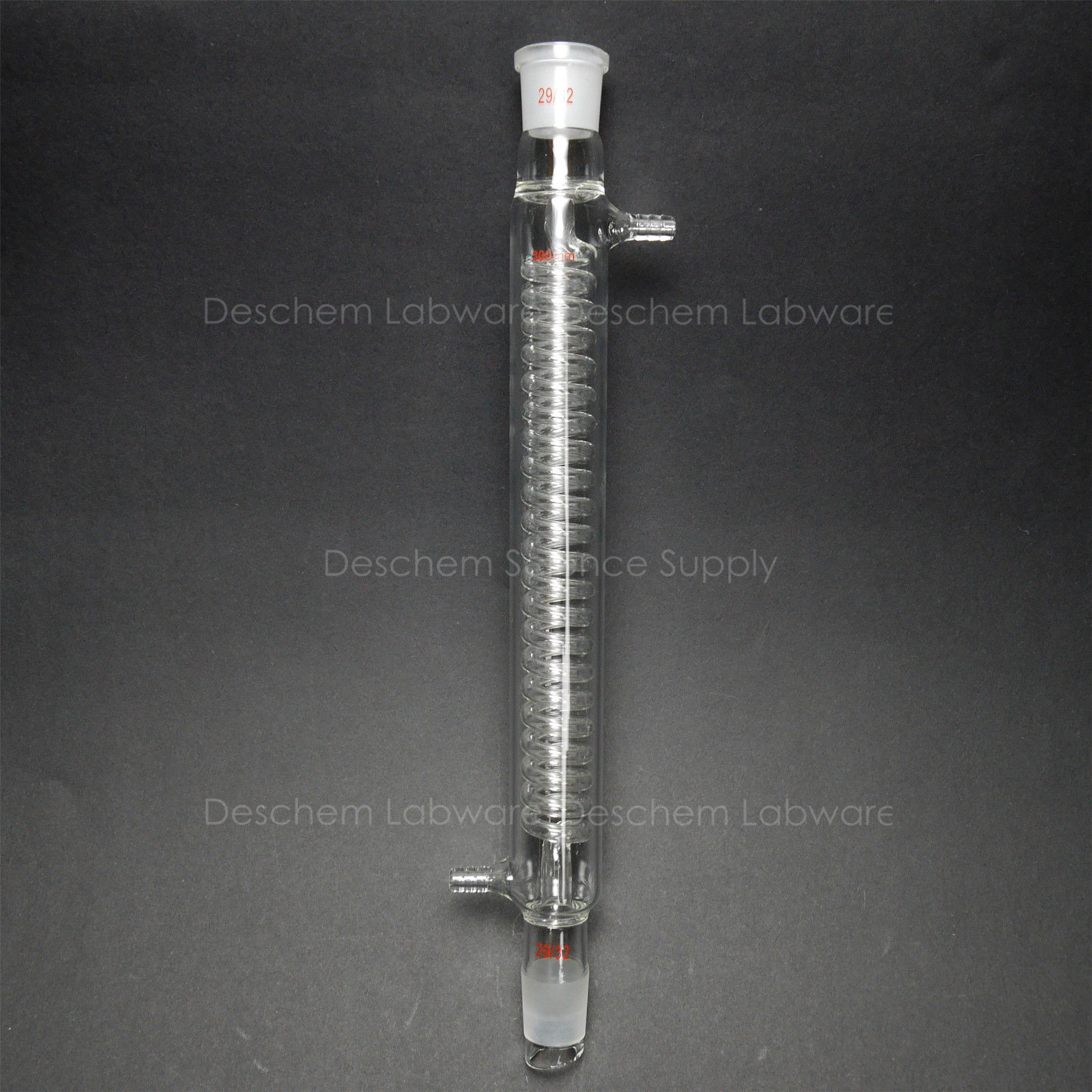300mm 29/32,Glass Graham Condenser,Lab Chemical Heat Exchanger
