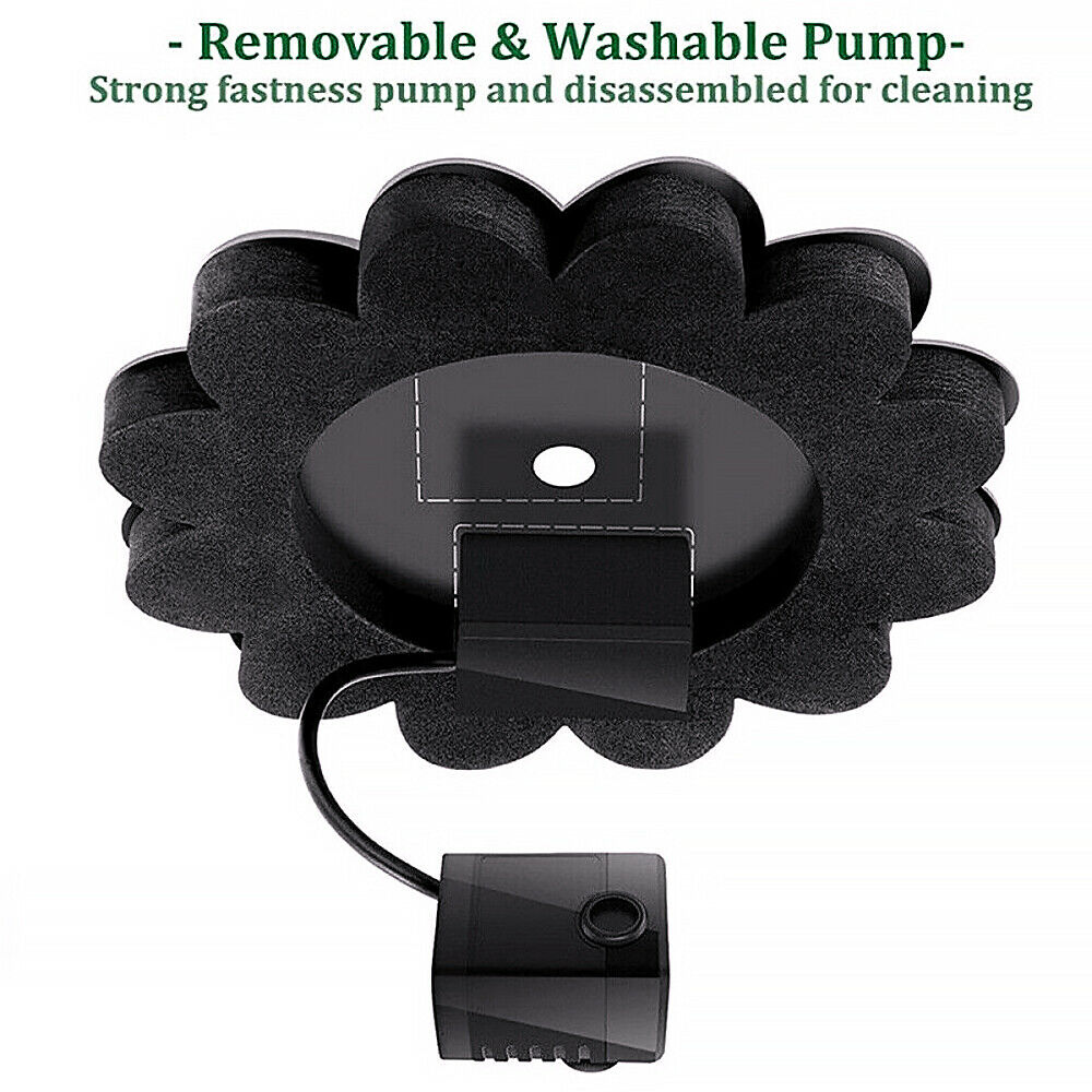 Mini Solar Powered Water Fountain Pump Waterfalls Bird Bath Outdoor Garden Pond Pool Aquarium Fountain Home Garden Decoration