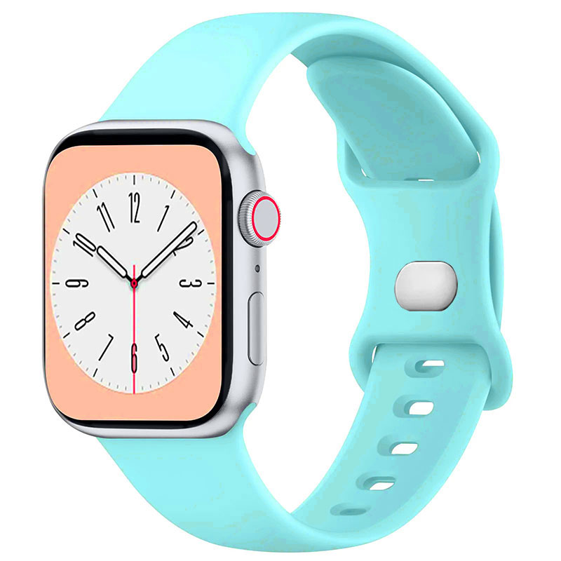 Zachte Siliconen Band Voor Apple Watch 9 8 7 6 5 4 3se Band Voor Iwatch Ultra 49Mm 45Mm 41Mm 40Mm 44Mm 38Mm 42Mm Horlogeband